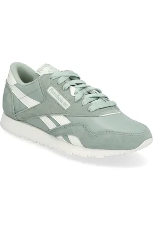 Reebok Classic Nylon Sport Sport Shoes Sport Sneakers Sport Low Top Sneakers Green
