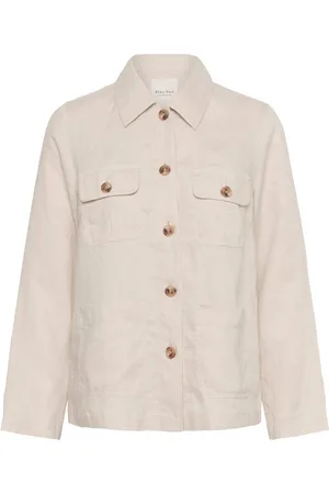 Part Two Elnorapw Ja Tops Overshirts Cream