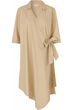 Masai Mananelle Knælang Kjole Beige