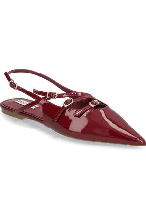 Steve Madden Cianna Sandal Shoes Slingbacks Flat Slingbacks Red