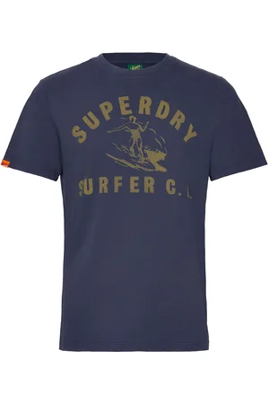 Superdry Lo-Fi Outdoor Relaxed Tee Tops T-Kortærmet Skjorte Navy