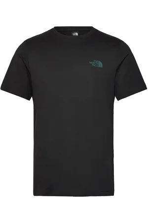 The North Face M S/S Box Nse Tailgrid Infill Tee Sport Men Sports Clothes Sport Tops Sport T-Skjorte Black