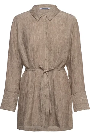 Soft Rebels Srlottie Shirt Tops Blouses Long-sleeved Beige
