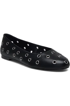MANGO Die-Cut Ballerinas Ballerinasko Ballerinaer Black