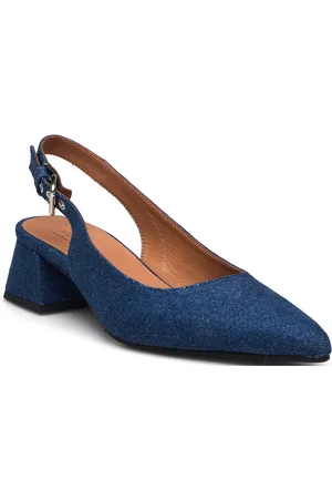 Billi Bi Sling Back Shoes Sling Backs Heeled Slingbacks Blue