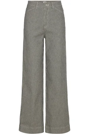 Mads Norgaard Hickory Punk Kargo Pants Bottoms Trousers Cargo Pants Black
