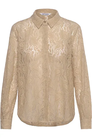 Soft Rebels Srdion Shirt Tops Shirts Long-sleeved Cream