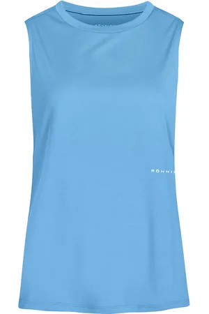 Röhnisch Workout Tank Top Sport T-shirts & Tops Sleeveless Blue