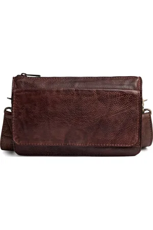 DEPECHE Cross Over Bags Crossbody Bags Brown