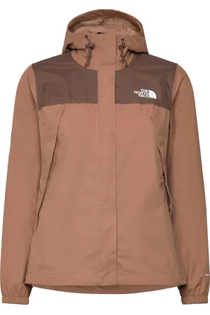 The North Face W Antora Rain Jacket Sport Sport Clothing Sport Outerwear Sport Rainwear Sport Raincoats Brown