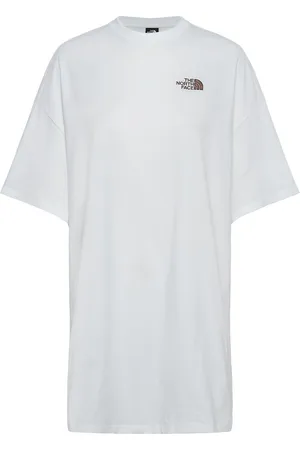 The North Face W S/S Essential Over Tee Dress Sport T-shirt Dresses White