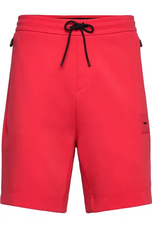 HUGO BOSS Headlo Rib Sport Sport Clothing Sport Shorts Sport Sweat Shorts Red