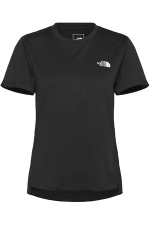 The North Face W Flex S/S Tee Reg C/O Graphic Sport Sport Clothing Sports Tops & T-shirts Sport T-Skjorte Black