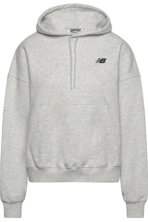 New Balance Reimagined Fleece Hoodie Sport Sport Clothing Sport Sweatshirts & Hoodies Sport Hoodies Grey