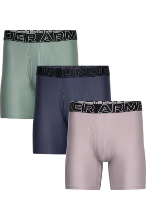 Under Armour Ua Performance Tech - Solid 6 In 3Pk Boxershorts Multi/patterned