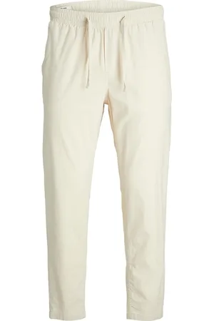 JACK & JONES Jpstace Breeze Jogger Sn Bottoms Trousers Linen Trousers Cream Jack & J S