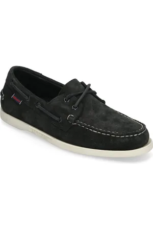 SEBAGO Portland Flesh Out Sejlersko Sko Black