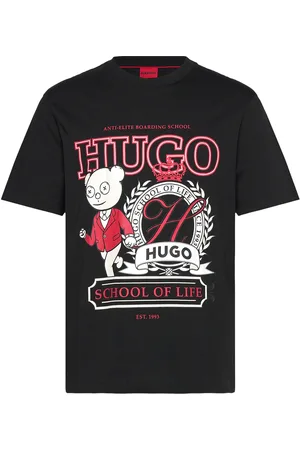 HUGO BOSS Daporoni Designers T-Kortærmet Skjorte Black