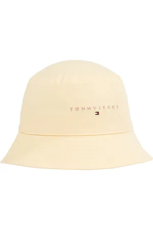 Tommy Hilfiger Tjw Linear Logo Bucket Hat Accessories Headwear Bucket Hats Yellow