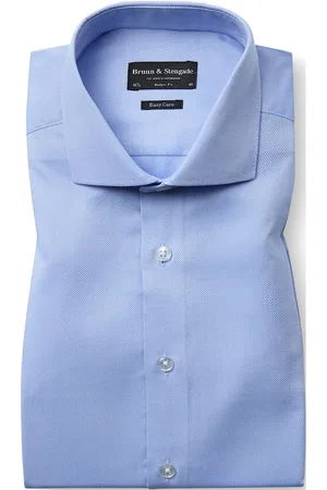 Bruun & Stengade Bs Sinner Modern Fit Shirt Tops Shirts Business Shirts Blue