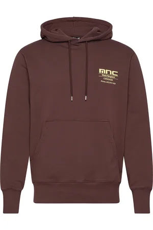Mads Norgaard Compact Cotton Mnc Hoody Tops Sweatshirts & Hoodies Hoodies Brown