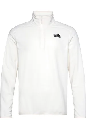 The North Face M 100 Glacier 1/4 Zip - Eu Sport Sweatshirts & Hoodies Fleeces & Midlayers White