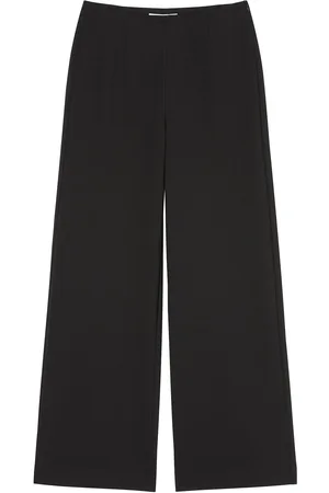 Marc O’ Polo Woven Pants Bottoms Trousers Wide Leg Black