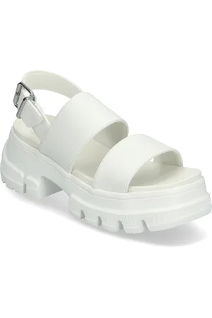 Tommy Hilfiger Tjw Chunky City Sandal Sandal Med Hæl White