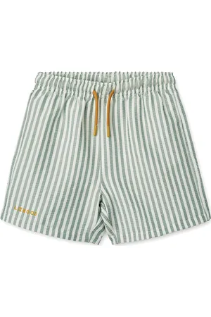 Liewood Duke Stripe Board Shorts Badeshorts Green