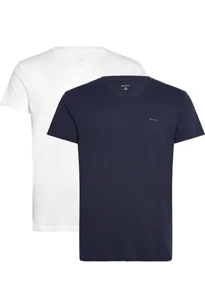 GANT V-Neck T-Shirt 2-Pack Designers T-Kortærmet Skjorte Multi/patterned