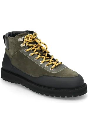 GARMENT PROJECT Olaf Lace-Up Boot - Bosco Suede Snørestøvler Multi/patterned