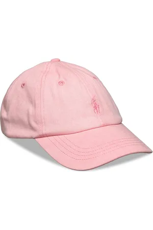 Ralph Lauren Mineral-Dyed Twill Ball Cap Accessories Headwear Caps Pink