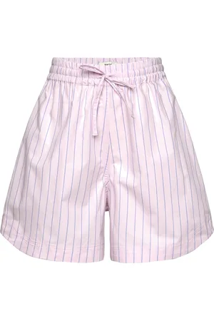 Mads Norgaard Crisp Poplin Pio Shorts Bottoms Shorts Pink