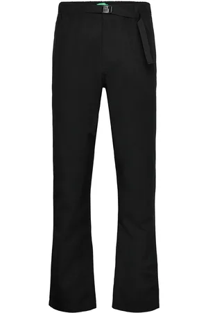 Benetton Trousers Bottoms Trousers Casual Black