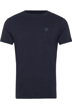 Timberland Chest Pocket Short Sleeve Tee Designers T-Kortærmet Skjorte Navy