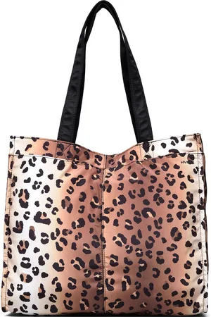 Hvisk Cruise Twill Print Shopper Taske Brown