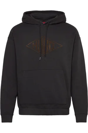 HUGO BOSS Dacorolo Designers Sweatshirts & Hoodies Hoodies Black