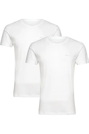 GANT C-Neck T-Shirt 2-Pack Tops T-Kortærmet Skjorte White