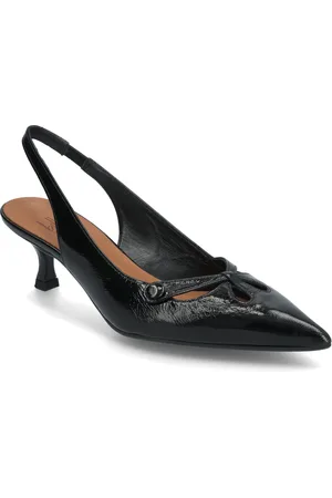 Billi Bi Sling Back Shoes Sling Backs Heeled Slingbacks Black
