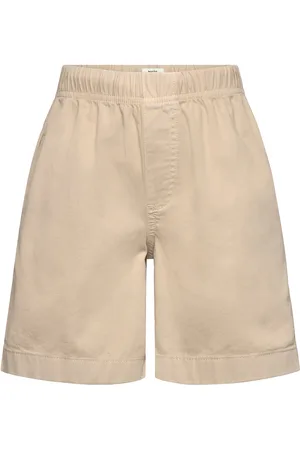 Mads Norgaard Light Twill Seano Shorts Bottoms Shorts Beige