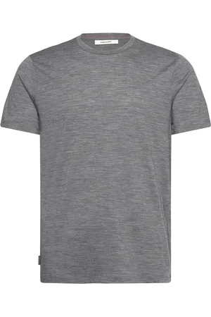 Icebreaker Men Merino 150 Tech Lite Ss Tee Tops T-Kortærmet Skjorte Grey