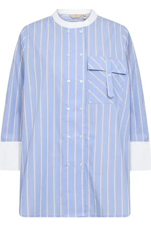 Culture Cuvelo Shirt Tops Shirts Long-sleeved Blue