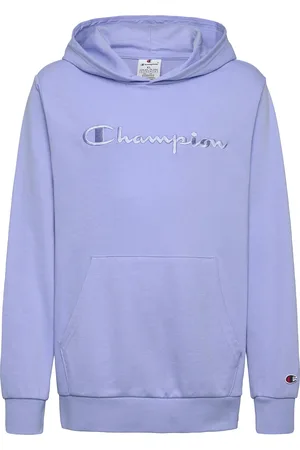 Champion Hooded Sweatshirt Tops Sweatshirts & Hoodies Hoodies Blue