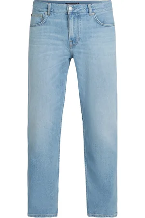 Tommy Hilfiger Straight Denton Str Heron Blue Bottoms Jeans Regular Blue