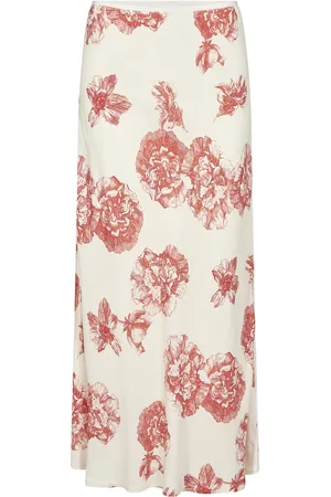 Culture Cualexa Skirt Skirts Maxi Skirts White