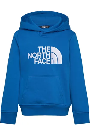 The North Face B Drew Peak P/O Hoodie Tops Sweatshirts & Hoodies Hoodies Blue