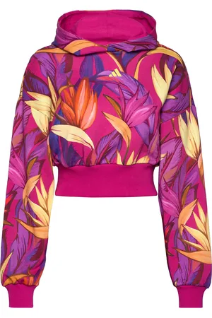 adidas Farm Hoodie Sport Sport Clothing Sport Sweatshirts & Hoodies Sport Hoodies Pink