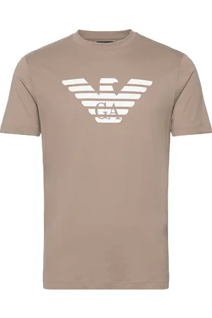 Emporio Armani T-Shirt Designers T-Kortærmet Skjorte Beige
