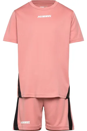 Hummel Hmlmulti Pl Set Kids Sport Sets With Short-sleeved T-shirt Pink