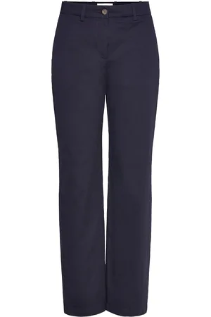 GANT Regular Chinos Bottoms Trousers Chinos Navy